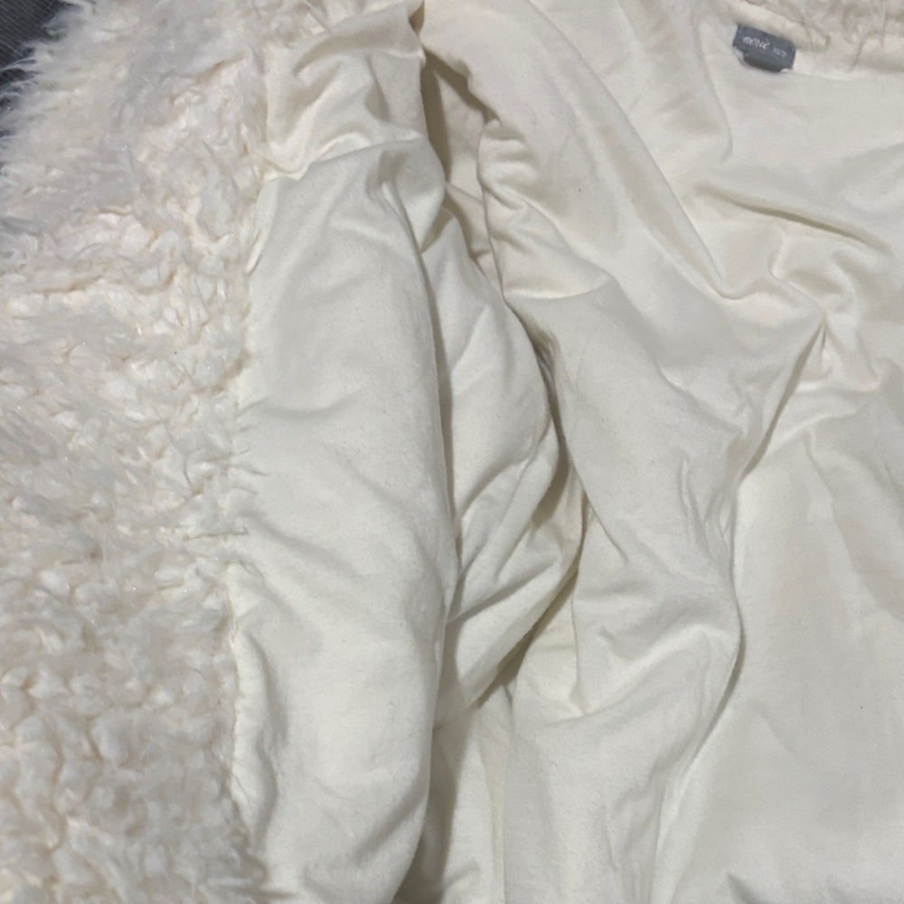 Aerie Soft Cream Fleece Top - Picture 3 of 5